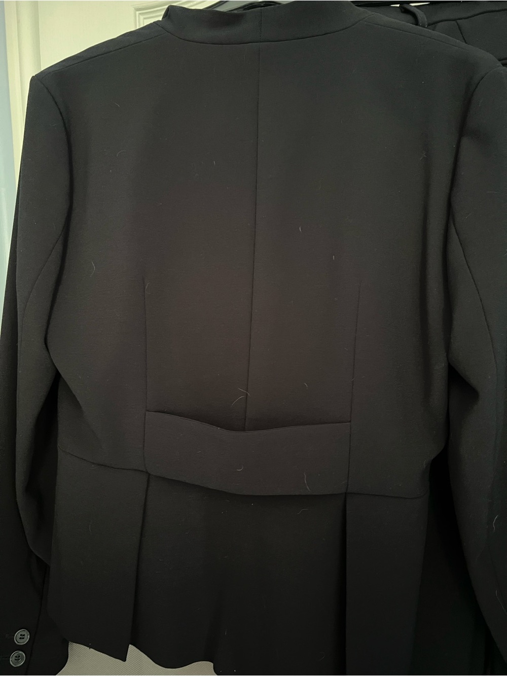Sandra Augelozzi Dark Navy Blue Bow-Front Blazer and Pant Suit 💕 - Picture 2 of 12